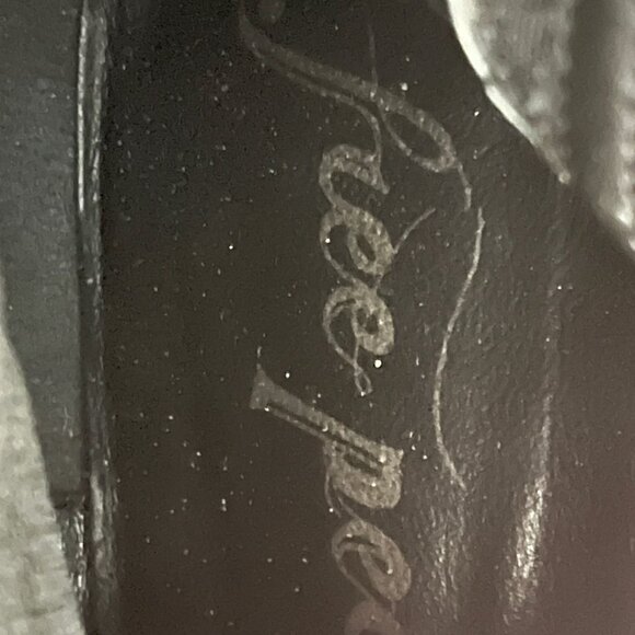 FREE PEOPLE Brooks Chelsea Boots Black Suede Lug Sole US 6 - Picture 9 of 9